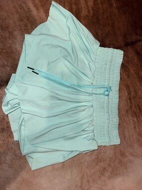 Women’s Light Mint Elastic Waist Shorts